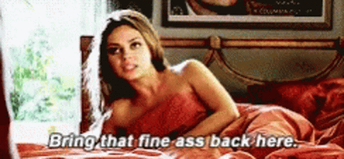 Baby Come Back Here Mila Kunis GIF