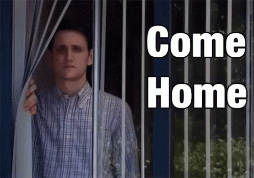 Baby Come Back Home Looking From The Window GIF