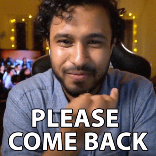 Baby Come Back To Me By Abish Mathew GIF