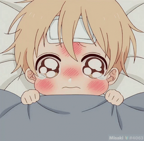 Baby Crying with Bandage