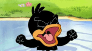 Baby Daffy Having Tantrums GIF