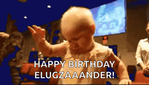 Baby Dancing With Happy Birthday Flugzaander GIF