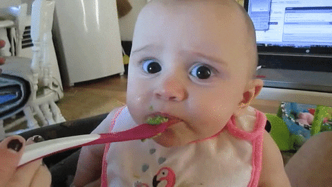 Baby Disgusted Face GIF