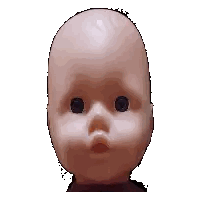 Baby Doll Face Close Up