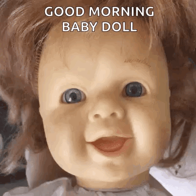 Baby Doll Smiling Good Morning