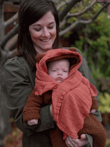 Baby Dressed As Ewok GIF