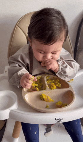 Baby Eating from Baby Way Tray