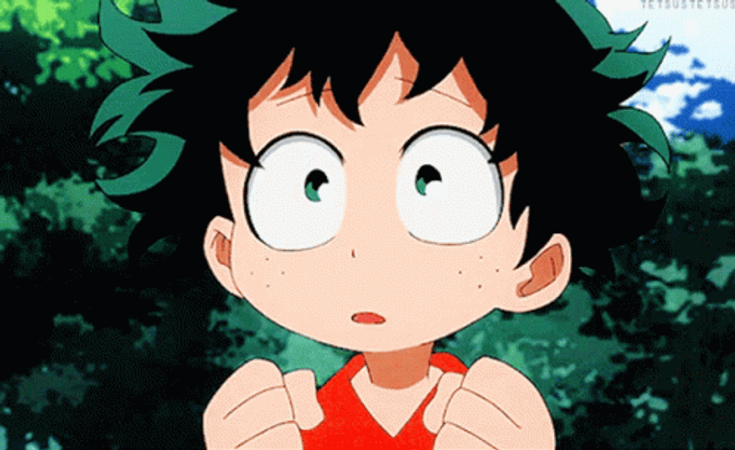 Baby Face Of Izuku Midoriya GIF