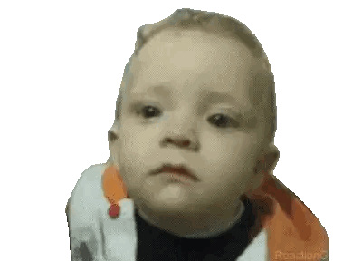 Baby Face Saying Reaction