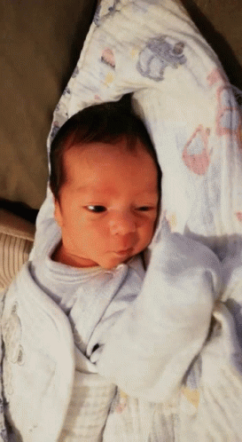 Baby Fever Sneeze In Bed GIF