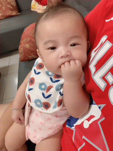 Baby Fever Sucking Hand GIF