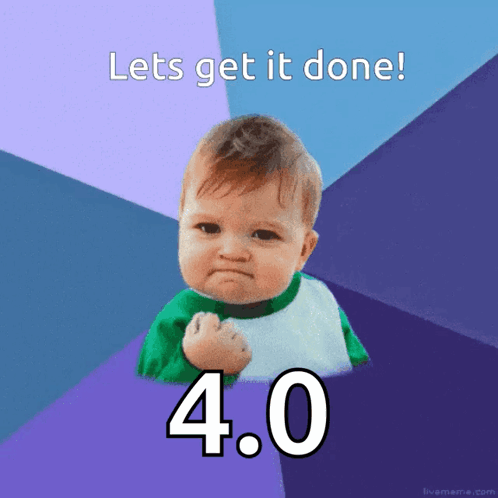 Baby Fist In The Air Lets Get It Done GIF