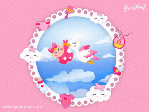 Baby Girl Baby Shower GIF