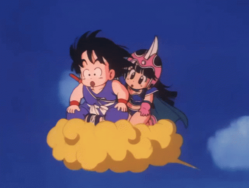 Baby Goku Chichi Love Story GIF