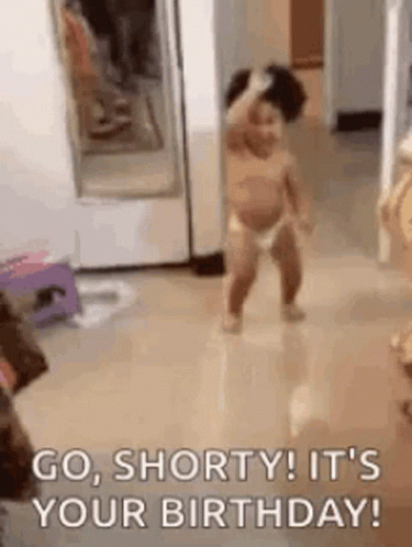 Baby Greetings Birthday Queen GIF