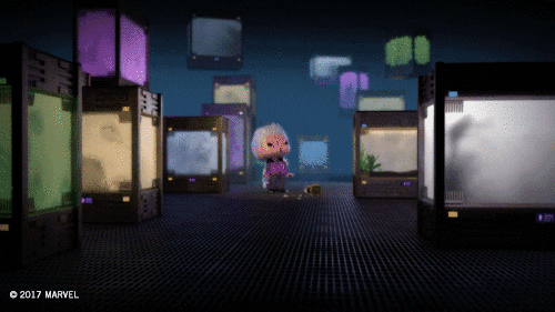 Baby Groot Jumping Funko GIF