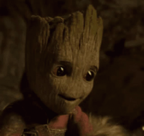 Baby Groot Looking At Something