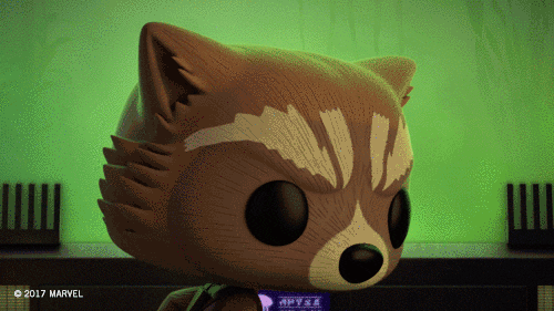Baby Groot Running Guardians Of The Galaxy Rocket GIF