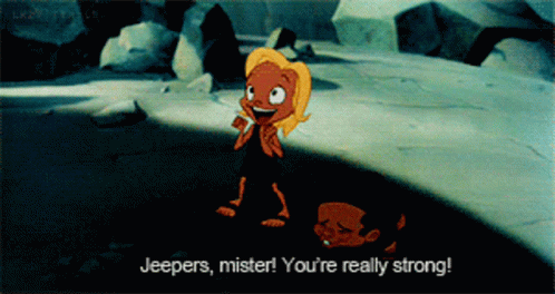 Baby Hercules And Megara Amazed Reaction GIF