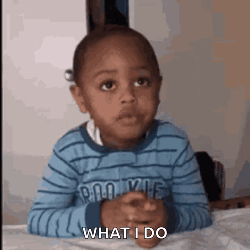 Baby Hmm What I Do Huh GIF