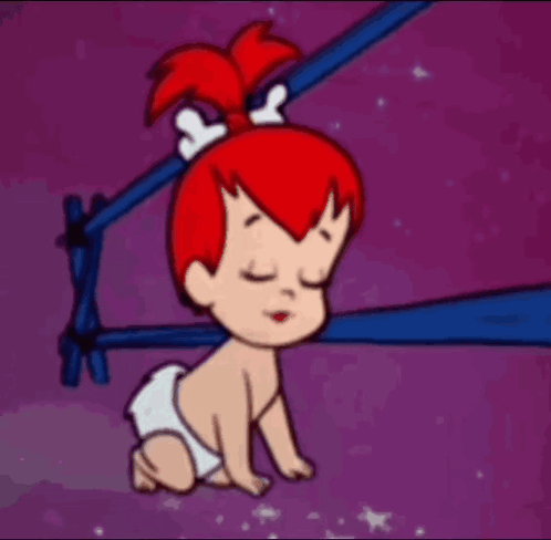 Baby In Diaper Crawling Goodnight GIF