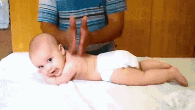 Baby In Massage Mood GIF