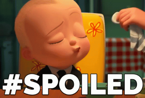 Baby in Suit and Tie Wiped With Napkin Spoiled