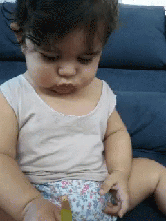 Baby Inhale And Exhale Tummy GIF