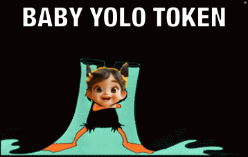 Baby Laying on Back Baby Yolo Token