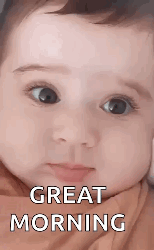 Baby Looking at Camera Great Morning