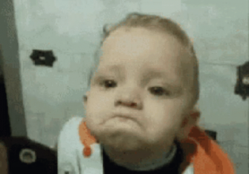 Baby Making Funny Face