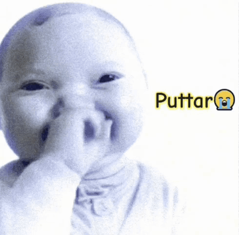 Baby Making Funny Face Puttar