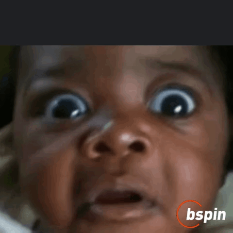 Baby Making Funny Face Watching Bitcoin GIF