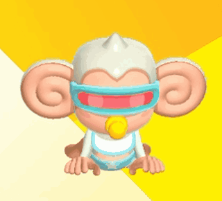 Baby Monkey Spinning Round GIF