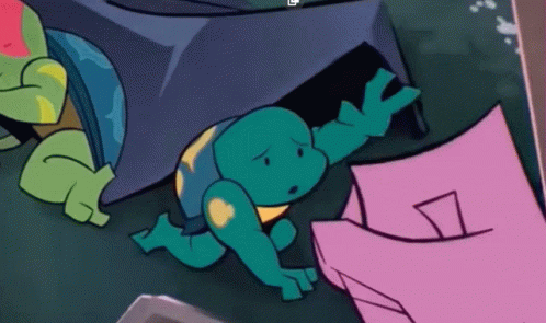 Baby Ninja Turtle Tmnt Hand Tap GIF