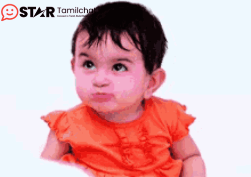 Baby Orange Shirt Star Tamilchat Logo GIF