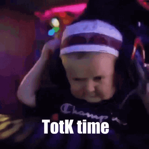 Baby Playing Totk Time GIF