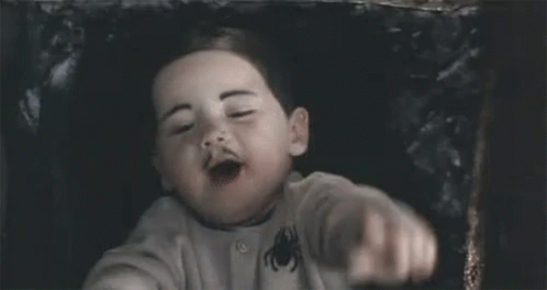 Baby Pubert On Addams Family Thanksgiving GIF