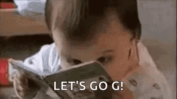 Baby Reading Book Let's Go G