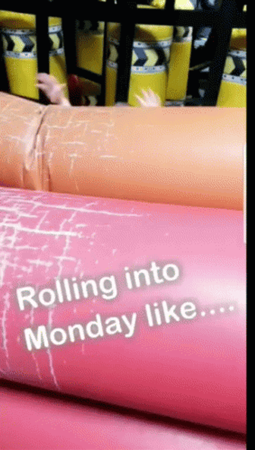 Baby Rolling Crazy Monday GIF