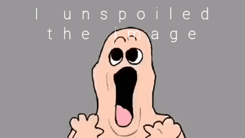 Baby Saying I Unspoiled the Image