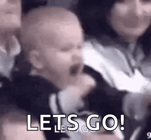 Baby Screaming And Saying Lets Go GIF