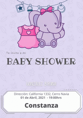 Baby Shower Invitation for Trinidad Desirree