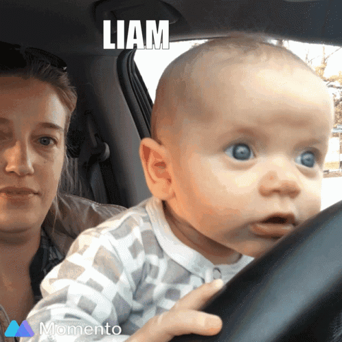 Baby Sitting in Car Liam