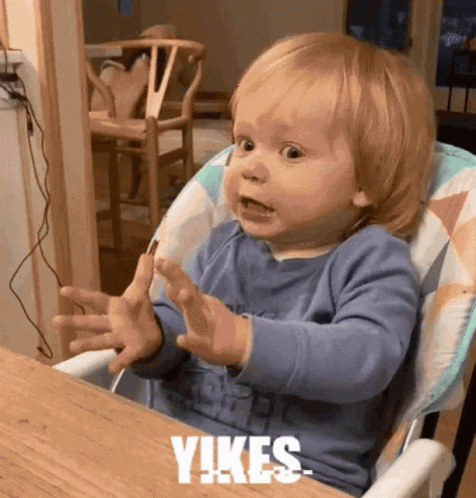 Baby Sitting in High Chair Yikes