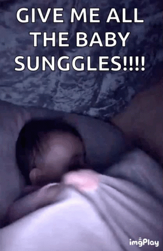 Baby Sleeping In Bed Give Me All The Baby Sunggles GIF