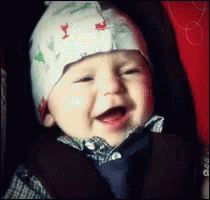 Baby Smiling in Hat