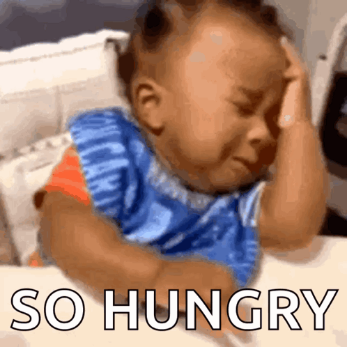 Baby So Hungry Mom Feed Me GIF