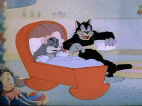 Baby Tom Cat Fever GIF