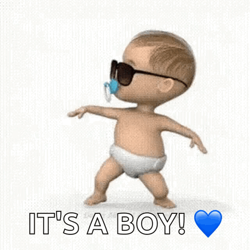 Baby Wearing Sunglasses and Pacifier Dancing
